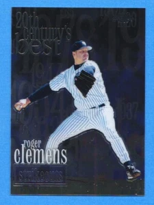 2000 Topps cromado #472 Roger Clemens 20th Century's Best Yankees - Imagen 1 de 1