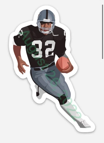 Marcus Allen Las Vegas RAIDERS MAGNET - #34 formally Oakland NFL Vinyl Cover