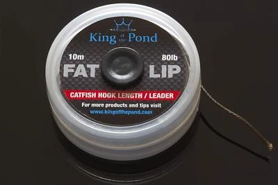 KOTP Fat Lip Catfish Hook Link / Vorfach 80lb Breaking Strain, Catfishing