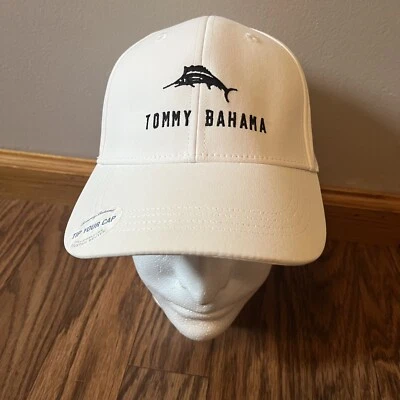 Tommy Bahama Hat Tip Your Cap Baja Margarita Recipe White Adjustable Strap NEW - Image 1 of 4
