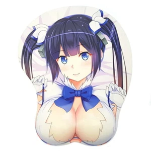 Danmachi - Hestia - Almohadilla de ratón anime 3D gel de silicona ergonómico - Imagen 1 de 5