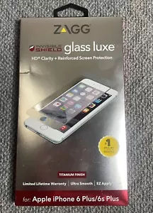 ZAGG Invisible Shield iPhone 6 Plus 6s Plus Displayschutzfolie Neu Originalverpackt Versiegelt - Bild 1 von 4