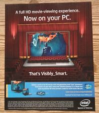 2011 Intel Pentium i5 The Dark Knight Promo Vintage Magazine Print Ad/Poster 