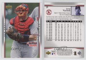 2007 Upper Deck World Series Champions Boston Red Sox Jason Varitek #24