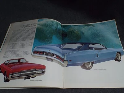 Nuevo de Lote Antiguo Concesionario Mercury Showroom Folleto 1970 Mercury Marauder X100 Ford 390 429 Foto 1 de 4