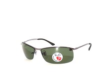Ray Ban RB3183 004/9A 63 Gunmetal Green Polarized Sunglasses Rayban 3183