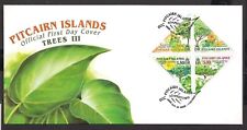 Pitcairn Islands 2002 FDC trees