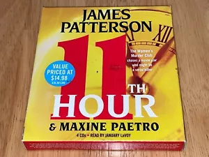 James Patterson "The 11th Hour" Women's Murder Club 4-Disc CD Audiobook - Foto 1 di 5