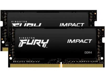 Kingston Impact 64GB (2 x 32GB) 260-Pin DDR4 SO-DIMM DDR4 3200 (PC4 25600) Memor - Image 1 of 3