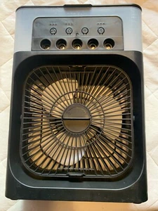 New Portable Air Cooler Fan, Mini Fan Humidifier, 7 LED colors - Picture 1 of 4