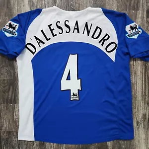 2006 Jako Portsmouth FC Home Soccer Jersey Andres D'Alessandro Men L Argentina - Picture 1 of 11