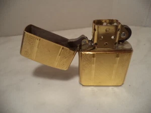 ZIPPO LIGHTER VINTAGE BRASS SERIE PRESTIGE 554 NEW YORKER NEW nuovo - Imagen 1 de 6