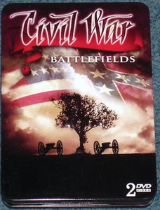 2007 Civil War Battlefields DVD, 2-Disc Set IN COLLECTIBLE TIN - Imagen 1 de 4