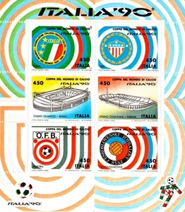 REPUBLIK 1990 - Fußball WM (MNH**) - Bild 1 von 6