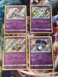 2021 Shiny Fates| Hatenna Sv054| Ponyta Sv047| Corsola Sv049| Indeedee Sv059| - Picture 1 of 1