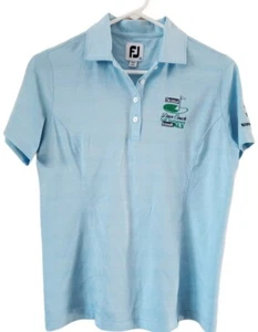 FJ Footjoy Small Blue annual Dave Couch golf tournament logo. Short Sleeve polo - Picture 1 of 6