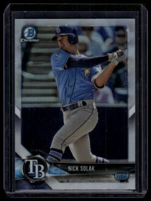 2018 Bowman Draft #BDC-46 Nick Solak Chrome Refractors - Image 1 of 2