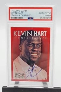 KEVIN HART SIGNED CARD RED FOIL PANINI AMERICANA PSA/DNA SNOWBALL - Picture 1 of 2