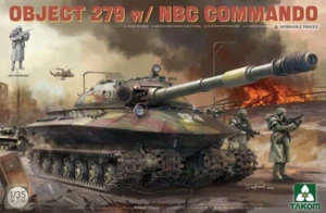 Takom 1/35 Objeto Soviético 279 Tanque Pesado con Figura de Comando NBC TAK2188 - Imagen 1 de 1