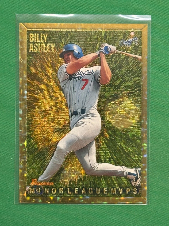 1995 Bowman Baseball #223 Billy Ashley Gold Foil Parallel - Image 1 of 2