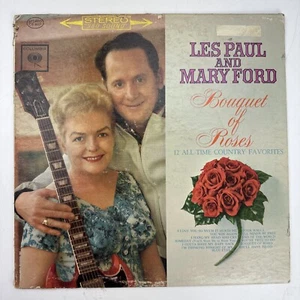 Les Paul Mary Ford Bouquet of Roses LP Record Album Vinyl - Picture 1 of 3
