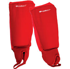 CranBarry Field Hockey Shin Guards Adult Red Team Sports Protective Gear