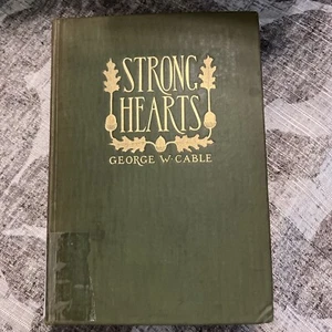 Strong Hearts George W Cable 1899 ExLibris First Edition - Picture 1 of 11