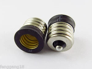 10pcs E17 Intermediate To E12 Candelabra Base Light Bulb Socket Adapter Reducer - Picture 1 of 4