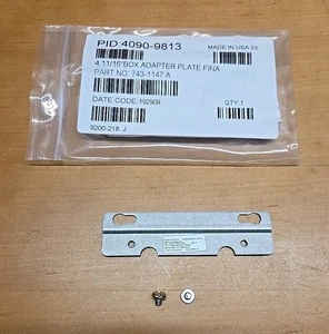 4090-9813 SIMPLEX 743-1147 A 4-11/16 Caja Adaptador Nuevo En Bolsa BIN32 - Imagen 1 de 1