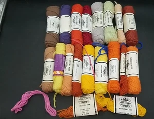 Elsa Williams Tapestry Wool Needlepoint Yarn Lot Of 17 Various Colors New/used - Picture 1 of 4