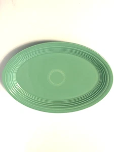 Vintage Original Fiesta Light Green 13 1/2" Oval Platter EUC - Picture 1 of 4