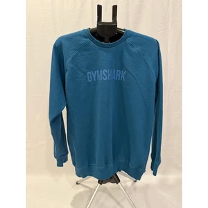 Gymshark Apollo Rundhalspullover Blau Größe:M - Bild 1 von 4