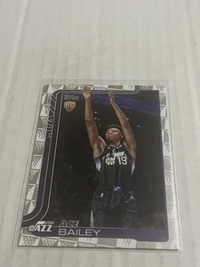 2025-26 Topps Baloncesto Ace Bailey RC Novato Temporada Tip Off Parallel Jazz - Imagen 1 de 2