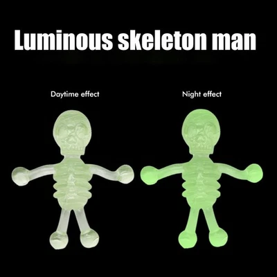 Luminous Skeleton Stress Toys 10pcs Halloween Fidget Party Favors Small Size - image 1 of 4