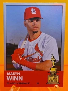 2025 Topps Heritage Chrome Masyn Winn #H25-12 25th Anniversary All-Star Rookie - Picture 1 of 6