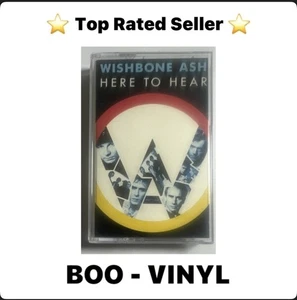 WISHBONE ASH - HERE TO HEAR CASSETTE TAPE EX / EX - Imagen 1 de 6