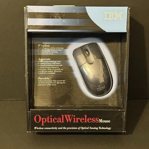 IBM Wireless Optical Mouse NEW Sealed Box Retro PC Computer Vintage NOS - Picture 1 of 5