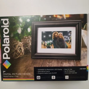 Digital Photo Frame Screen Black - Polaroid NeW - Picture 1 of 4