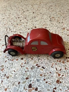 VINTAGE 1950’s Hot Rod Saunders HUBLEY 7 TOY CAR SEDAN 1940 Ford Stock Car Race - Picture 1 of 10