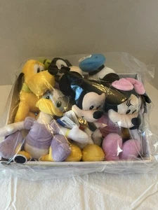 Lot Of 6 Disney Junior Plush Mickey & Friends Just Play 10” Plush - Picture 1 of 5