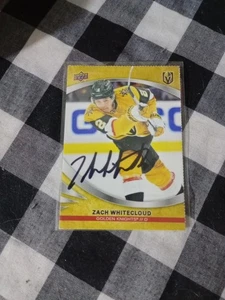 Zach Whitecloud Signed Upper Deck Card Las Vegas Golden Knights - Picture 1 of 1