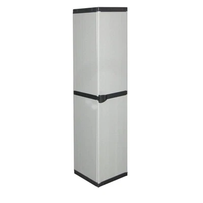 Armadietto Armadio Slim salvaspazio Resina 4 Ripiani cm 34 x 39.5 x 168 h - Immagine 1 di 4