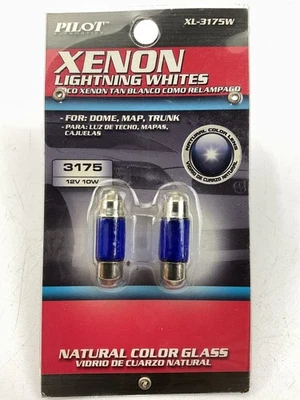 Pilot XL-3175W 2PC Baúl, Cúpula, Mapa Xenón Bombilla, 3175 12V 10W Foto 1 de 3