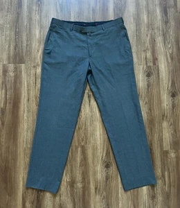 Isaia Napoli Pants 56EU 40 US Charcoal Gray 100% Wool Dress Trouser Slacks Mens - Picture 1 of 8