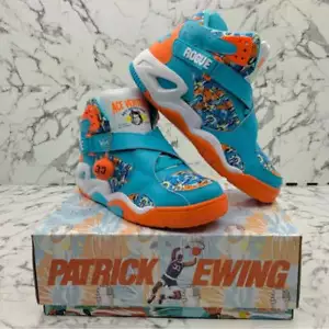Hombre Patrick Ewing ROGUE x ACE VENTURA 33 HI x MACHE Teal | Naranja | Blanco Snea - Imagen 1 de 7