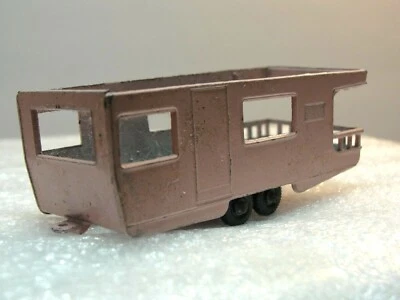 Remolque vintage Lesney Matchbox #23 caravana rosa  Foto 1 de 4