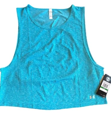 Camiseta sin mangas Under Armour para mujer UA Vanish 1323477 musculosa gimnasio playa grande nueva Foto 1 de 4