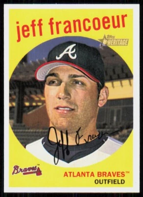 2008 Topps Heritage Jeff Francoeur Atlanta Braves #165 - Image 1 of 2