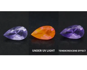 Natural Color Change Hackmanite 0.22 Carat 5.9x3.3 MM Pear Shape Faceted Gem - Picture 1 of 10