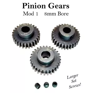 RCP-Ritzelgetriebe Mod 1 (8mm Bohrung) gehärteter Stahl Speed Run/Bashing - Bild 1 von 21